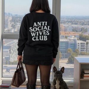 NEW ANTI SOCIAL WIVES CLUB SWEATSHIRT